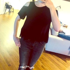 Madewell Open Shoulder Top
